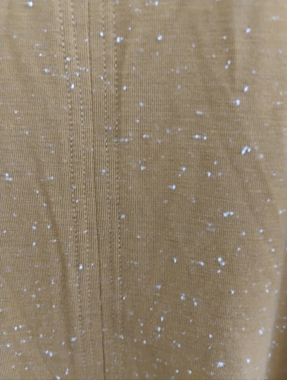 Women’s Gold Speckled Tie-Front Tank Top - Picture 2 of 3